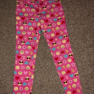 pink emoji jeans